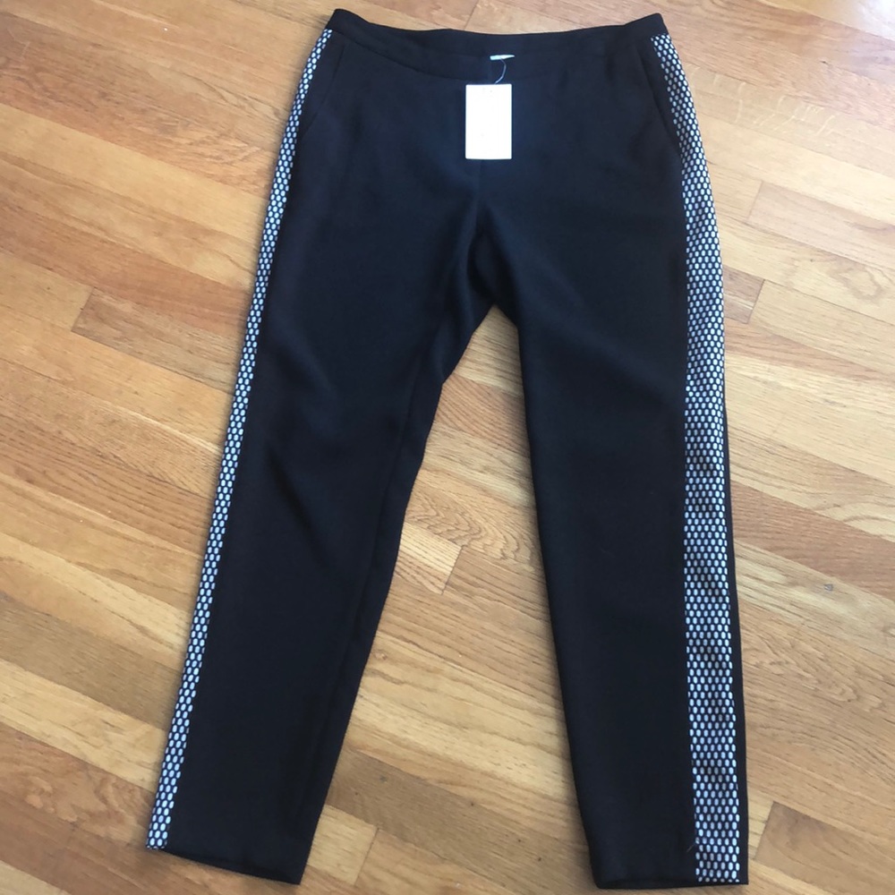 Yoana Baraschi neo grid tuxedo pants - new